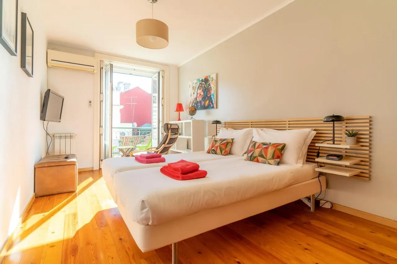 Lv Premier Baixa Pr2 Elevator, City View, Balcony Lizbona 0*,